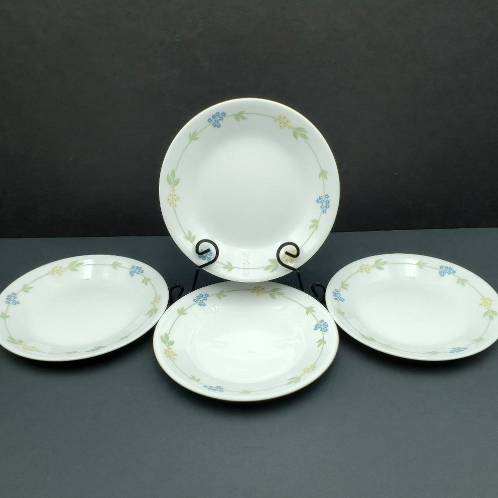 Corelle Secret Garden Appetizer Plates Corning Bread and Butter Dessert Plates